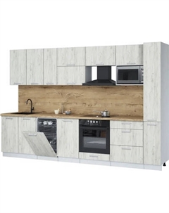 Кухонный гарнитур Интерлиния Мила Лайт 3.2-ПМ4