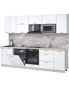 Кухонный гарнитур Интерлиния Мила Лайт 2.8-ПМ2