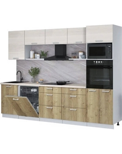 Кухонный гарнитур Интерлиния Мила Лайт 2.9-ПМ1