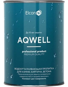 Пропитка для фасадов и стен Elcon Aqwell Гидрофобизатор с мокрым эффектом