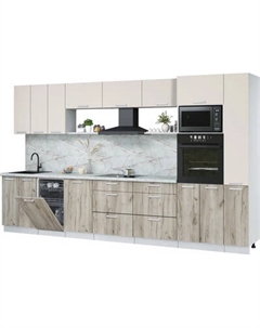 Кухонный гарнитур Интерлиния Мила Лайт 3.6-ПМ3