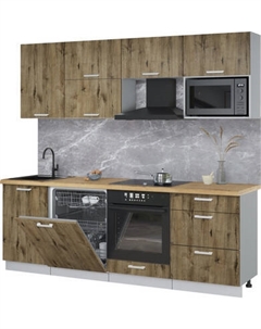 Кухонный гарнитур Интерлиния Мила Лайт 2.3-ПМ2