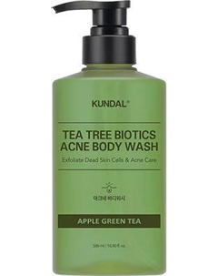 Гель для душа Kundal Tea Tree Biotics Acne Body Wash Apple Green Tea