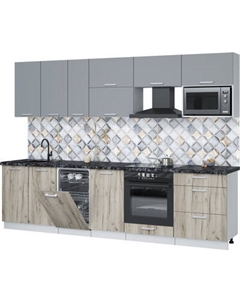 Кухонный гарнитур Интерлиния Мила Лайт 2.9-ПМ4