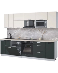 Кухонный гарнитур Интерлиния Мила Лайт 2.8-ПМ2