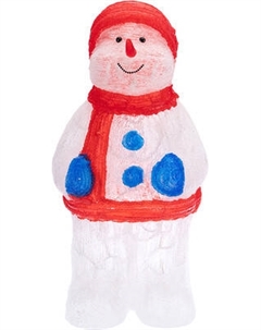 Светодиодная фигура 3D Neon-Night Снеговик в синих варежках 513-283 Neon-night