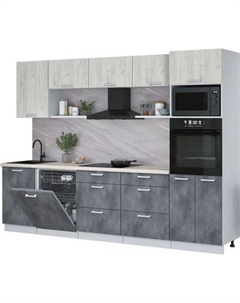 Кухонный гарнитур Интерлиния Мила Лайт 2.9-ПМ1