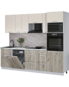 Кухонный гарнитур Интерлиния Мила Лайт 2.6-ПМ1