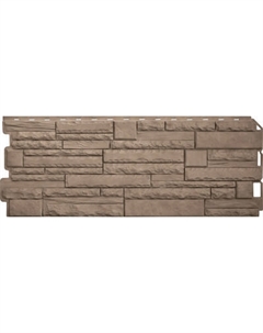 Сайдинг Альта-профиль Камень скалистый ЭКО Бежевый