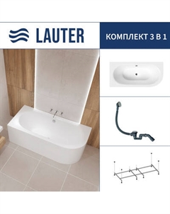 Ванна акриловая Lauter Bliss 180 L / 21201081L