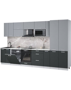 Кухонный гарнитур Интерлиния Мила Лайт 3.5-ПМ2