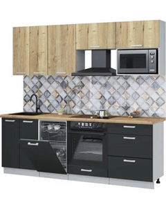 Кухонный гарнитур Интерлиния Мила Лайт 2.25-ПМ4