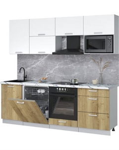 Кухонный гарнитур Интерлиния Мила Лайт 2.3-ПМ2