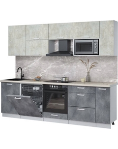 Кухонный гарнитур Интерлиния Мила Лайт 2.6-ПМ2