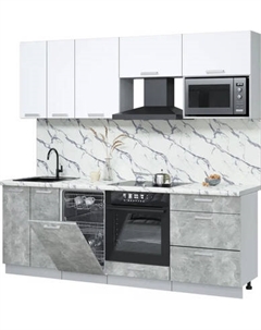 Кухонный гарнитур Интерлиния Мила Лайт 2.25-ПМ4