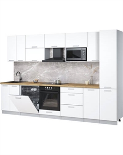 Кухонный гарнитур Интерлиния Мила Лайт 3.2-ПМ2