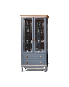 Шкаф с витриной Гомельдрев Тельма ГМ 6507 Дуб