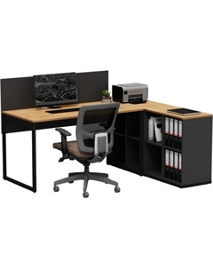 Письменный стол Crafto Тор Хлоя с тумбой 03 178x140x75