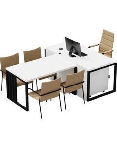 Письменный стол Crafto Дойл 02 с приставкой 210x160x79