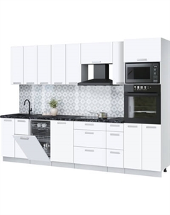 Кухонный гарнитур Интерлиния Мила Лайт 3.0-ПМ3