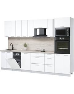 Кухонный гарнитур Интерлиния Мила Лайт 3.1-ПМ3