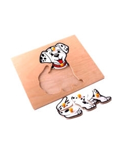 Развивающая игрушка ЛЭМ Рамка-вкладыш. Далматинец / 1412 Лэм