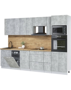 Кухонный гарнитур Интерлиния Мила Лайт 2.9-ПМ3