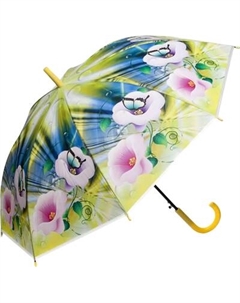 Зонт-трость Мультидом Цветы FX24-21