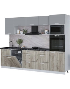 Кухонный гарнитур Интерлиния Мила Лайт 2.9-ПМ1