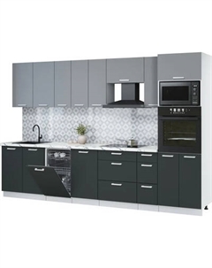 Кухонный гарнитур Интерлиния Мила Лайт 3.2-ПМ3