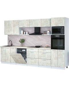 Кухонный гарнитур Интерлиния Мила Лайт 3.3-ПМ1-2