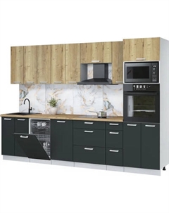 Кухонный гарнитур Интерлиния Мила Лайт 3.05-ПМ3