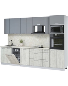 Кухонный гарнитур Интерлиния Мила Лайт 3.0-ПМ3