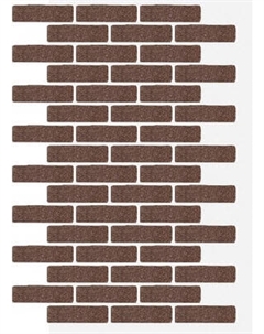 Фасадная панель АМК Клинкер цвет 302 Амк