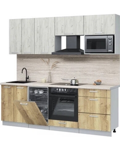 Кухонный гарнитур Интерлиния Мила Лайт 2.25-ПМ4