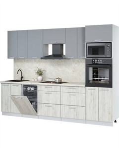 Кухонный гарнитур Интерлиния Мила Лайт 2.85-ПМ3