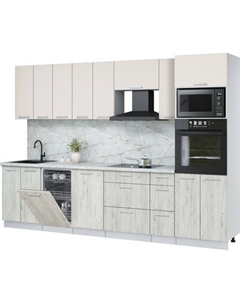 Кухонный гарнитур Интерлиния Мила Лайт 3.0-ПМ3