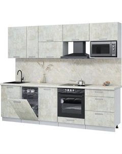 Кухонный гарнитур Интерлиния Мила Лайт 2.6-ПМ4