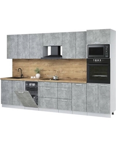 Кухонный гарнитур Интерлиния Мила Лайт 3.25-ПМ3