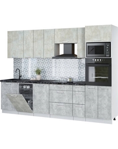 Кухонный гарнитур Интерлиния Мила Лайт 2.9-ПМ3