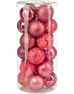 Набор шаров новогодних Ausini VT25-04021-8