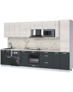 Кухонный гарнитур Интерлиния Мила Лайт 3.4-ПМ4