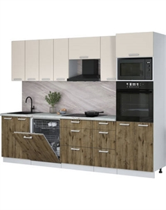 Кухонный гарнитур Интерлиния Мила Лайт 2.8-ПМ1