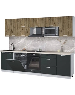 Кухонный гарнитур Интерлиния Мила Лайт 2.9-ПМ2