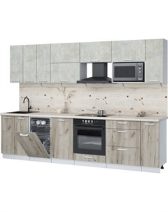 Кухонный гарнитур Интерлиния Мила Лайт 3.0-ПМ4