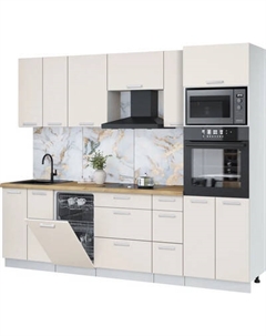 Кухонный гарнитур Интерлиния Мила Лайт 2.55-ПМ3