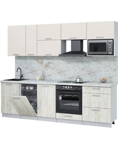 Кухонный гарнитур Интерлиния Мила Лайт 2.6-ПМ4