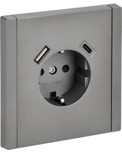 Розетка IEK Forte&Piano FP-R14-16-U22-018-K46 Iek