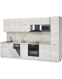 Кухонный гарнитур Интерлиния Мила Лайт 3.3-ПМ4