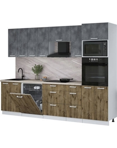 Кухонный гарнитур Интерлиния Мила Лайт 2.8-ПМ1